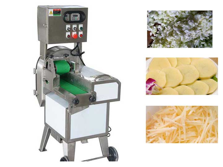 Commercial vegetable cutting machine for restaurant