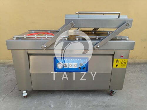 Double chamber vacuum packaging 3 2