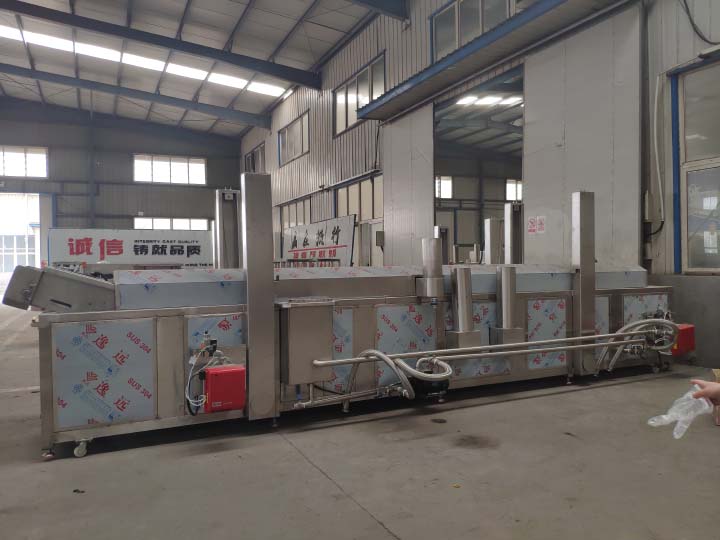 Automatic industrial continuous fryer
