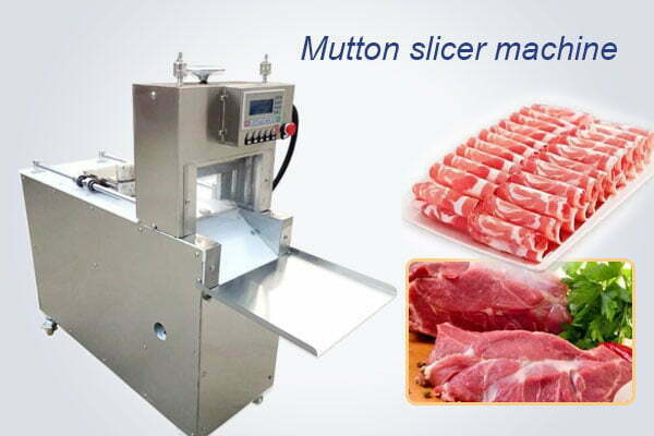 Commercial mutton beef roll cutting machine
