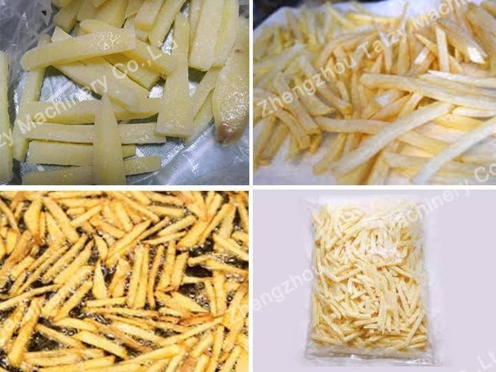 Frozen french fries business