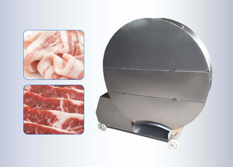 Industrial meat block flaker machine