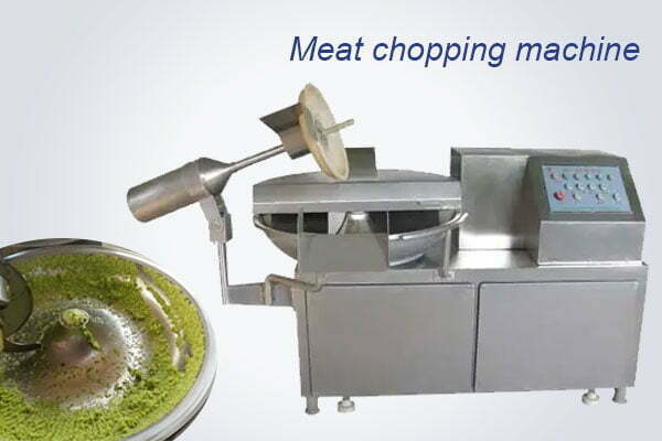 Industrial meat bowl chopper machine