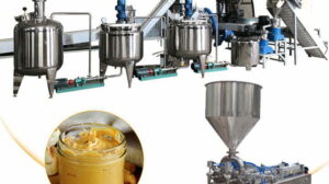 Automatic peanut butter production line