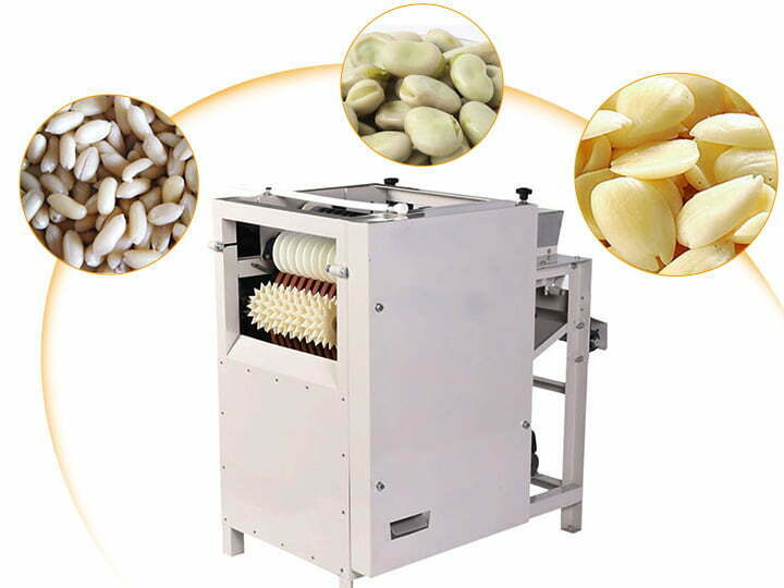 Wet almond peanut peeling machine