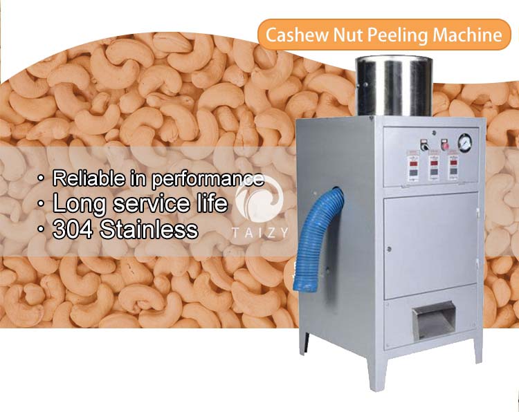 Cashew nut peeling machine