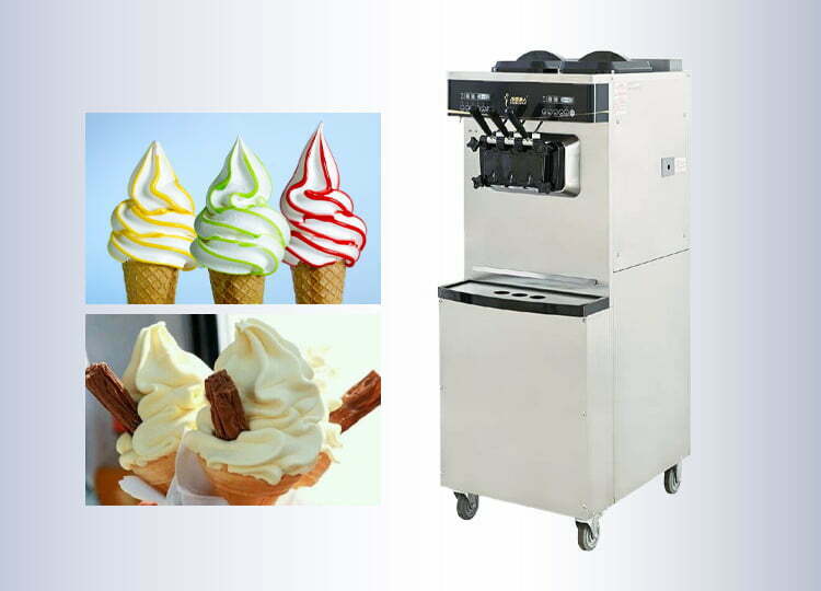 Commercial soft serve ice cream machine