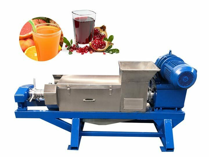 Twin screw pomegranate juice extractor machine