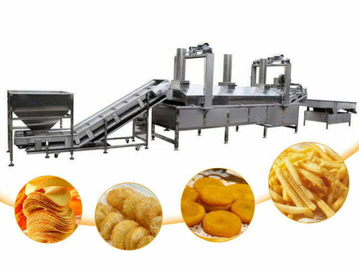 Fried food production line