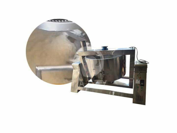Cassava frying machine