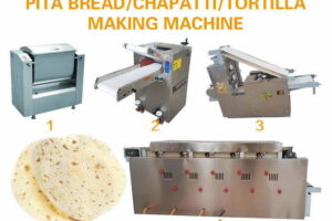 Ligne de production de pains pita