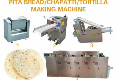 Línea de producción de pan de pita