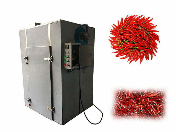 Red pepper dryer machine