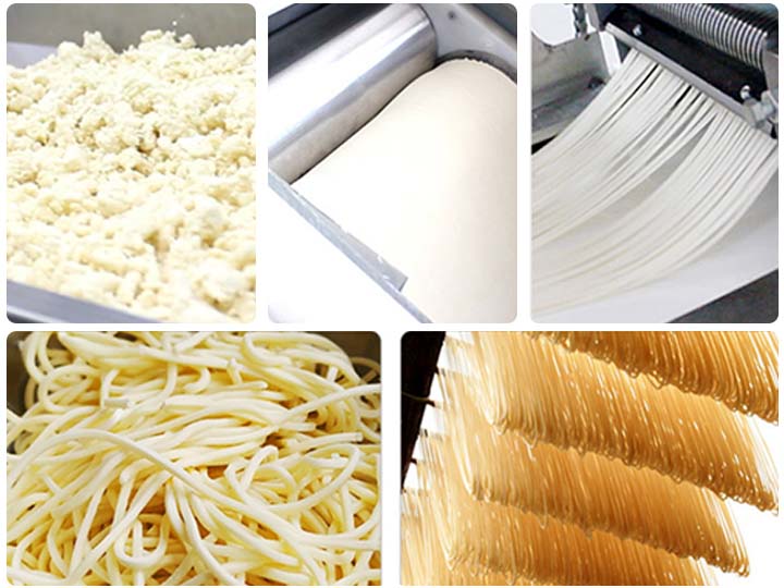 Noodle making process