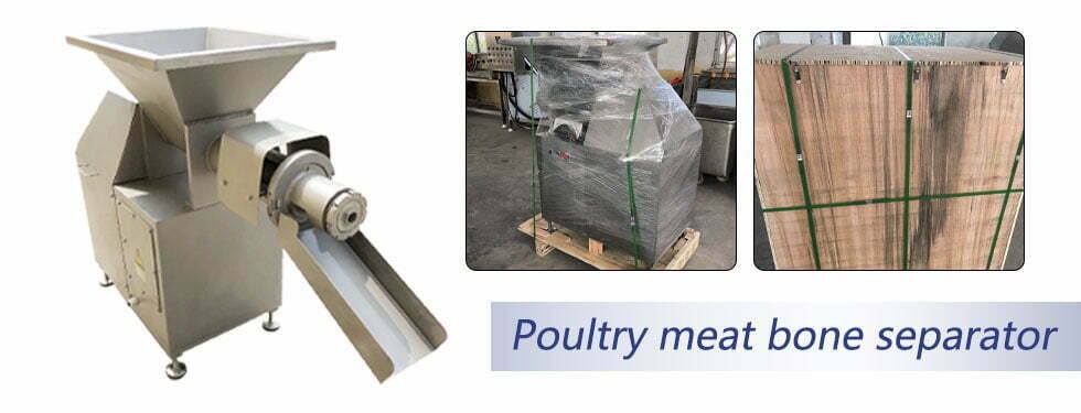 Poultry meat bone separator