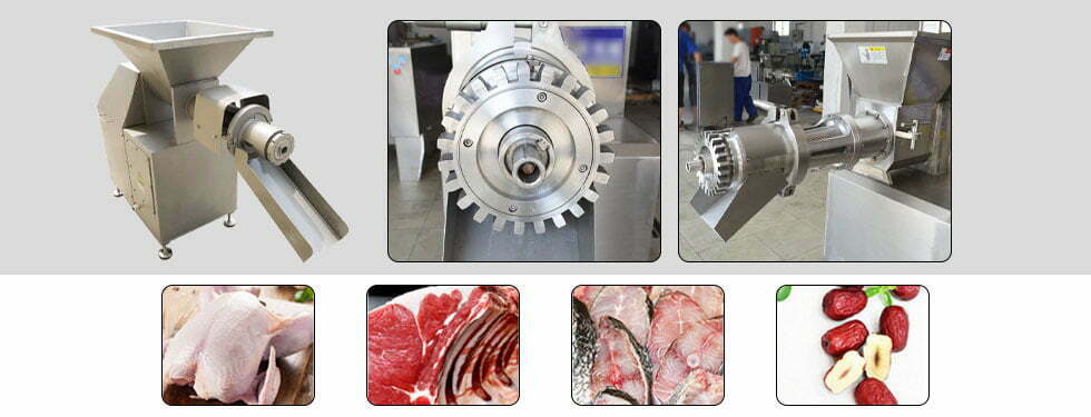 Commercial poultry deboning machine application