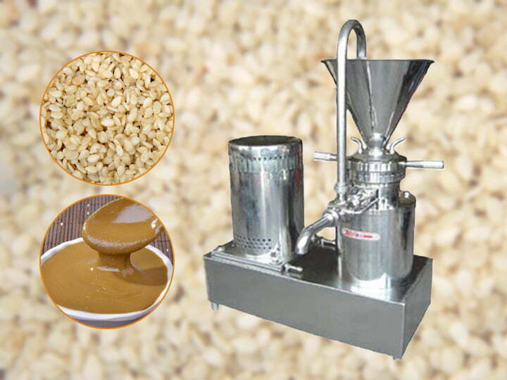 Commercial tahini grinding machine