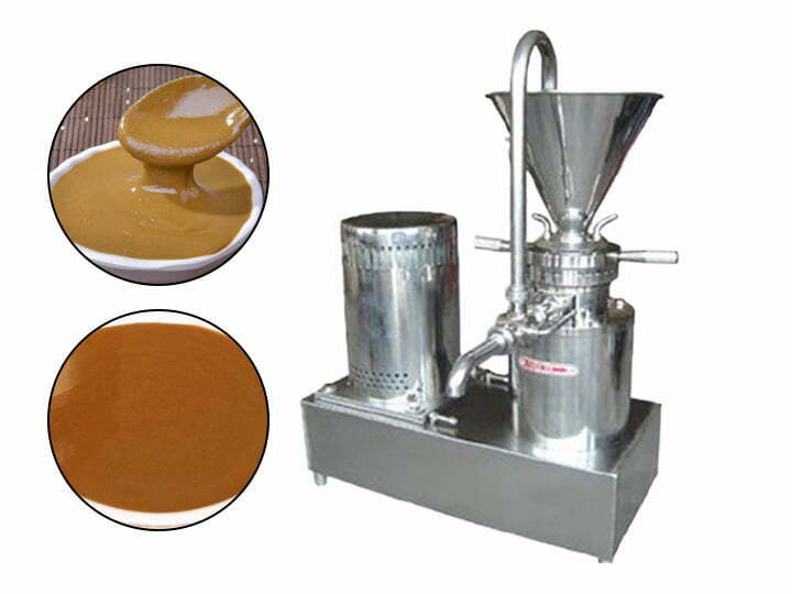 Make sesame paste with the commercial machine